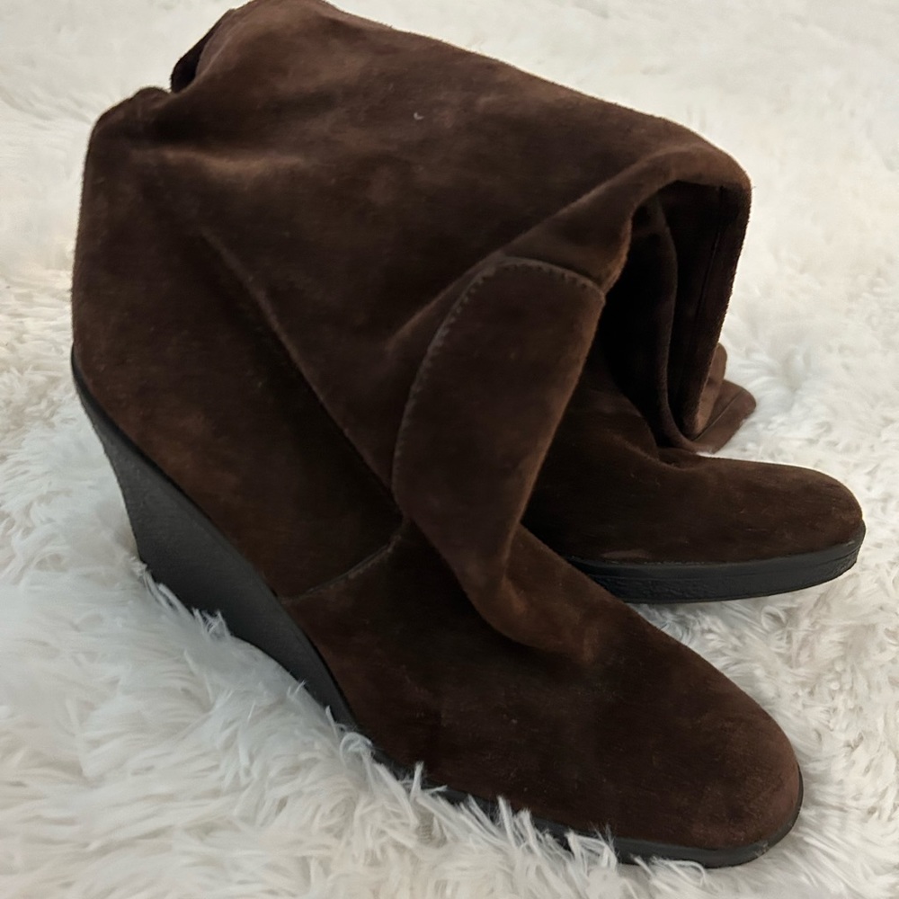 Calvin Klein suede boots, size 6.5. Barely worn!